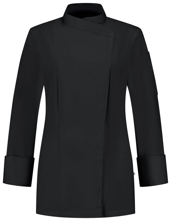 Damenkochjacke Arlette; Kleidergröße 2XL; czarny