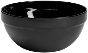 miska z melaminy Sektion; 2600ml, 23x10 cm (ØxW); czarny; okrągły