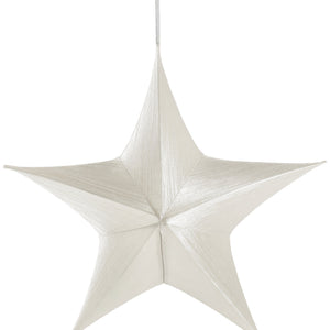 gwiazda Toke; 80 cm (Ø); szary/srebro