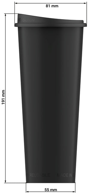 kubek do wielokrotnego użytku Michigan z pokrywką; 500ml