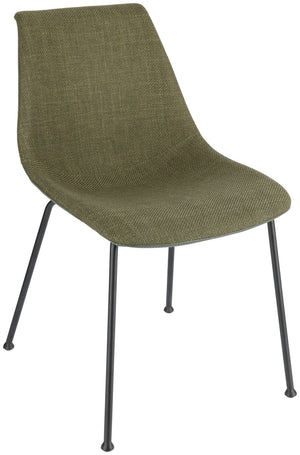 Stuhl Velaro Sitzfläche Stoff; 49x62x81 cm (SxGxW); siedzisko oliwka