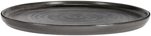 talerz płaski z rantem Etana; 21x1 cm (ØxW); szary; okrągły; 6 sztuka / opakowanie