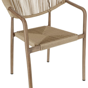 Outdoor-Stuhl Arion; 50x43x85 cm (SxGxW); siedzisko beżowy