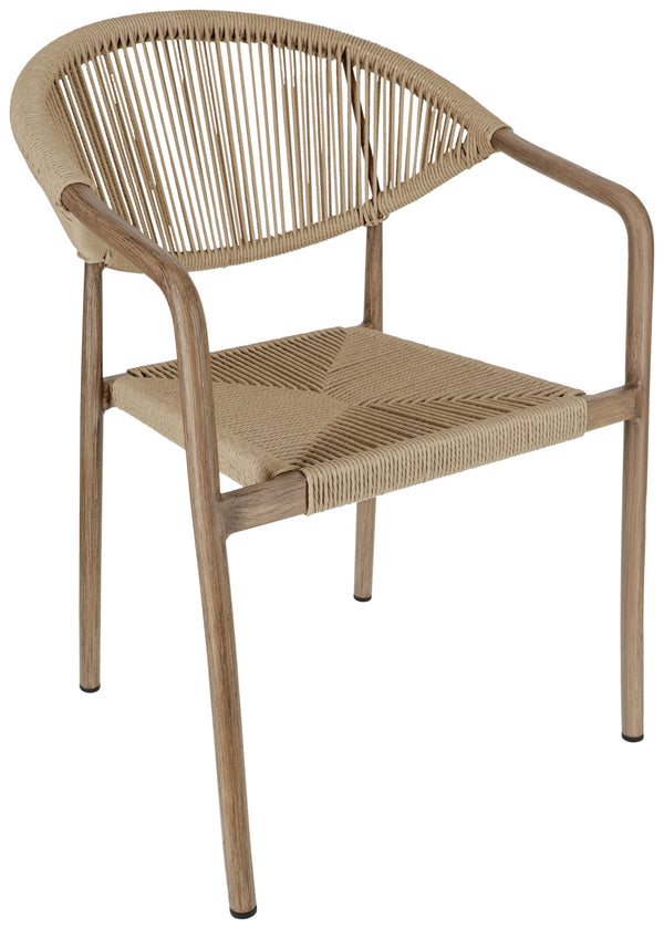 Outdoor-Stuhl Arion; 50x43x85 cm (SxGxW); siedzisko beżowy