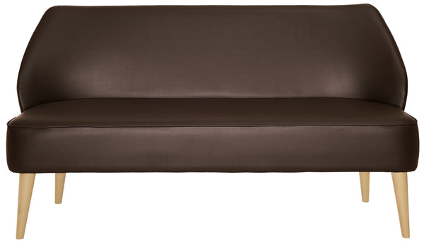 sofa 3-osobowa Lasse sztuczna skóra; 155x60x82 cm (SxGxW); brązowy