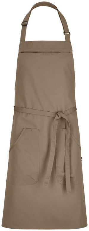 Latzschürze Gabo 88x80 cm (LxB); 88x80 cm (DxS); taupe