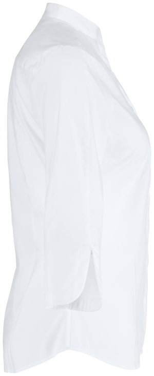 Bluse Dreiviertelarm Lani Regular Fit; Kleidergröße 50; biały