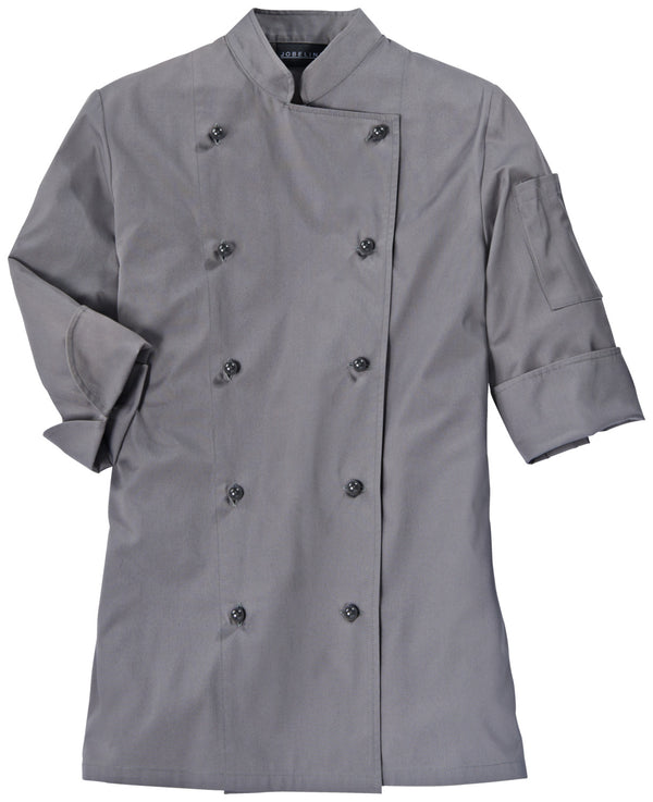 bluza kucharska damska Milan rękaw 3/4; Kleidergröße 52; szary