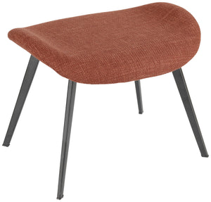 Fußhocker Limea; 56x47x43 cm (SxGxW); siedzisko rdzawy brąz