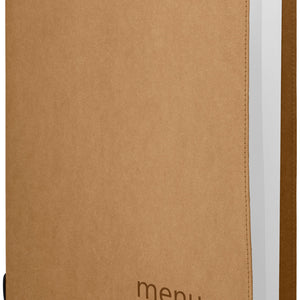 karta dań Perdue z grawerem MENU A4; Größe DIN A4, 23x32.5 cm (SxW); brązowy