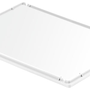 Stülpdecke  für Pizzaballenbehälter; 60x40 cm (DxS); biały