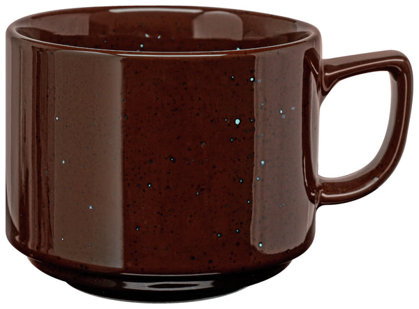 filiżanka do kawy Alessia; 190ml, 7.5x6.3 cm (ØxW); brązowy; okrągły; 6 sztuka / opakowanie