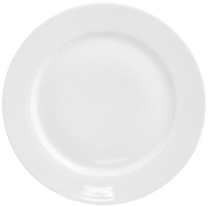 talerz płaski Base; 24 cm (Ø); biały; okrągły; 6 sztuka / opakowanie