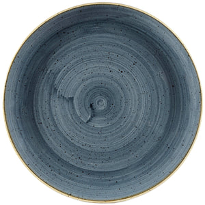 Coupeteller flach Stonecast Blueberry; 28.8 cm (Ø); niebieski/brązowy; okrągły; 12 sztuka / opakowanie