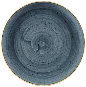 Coupeteller flach Stonecast Blueberry; 28.8 cm (Ø); niebieski/brązowy; okrągły; 12 sztuka / opakowanie