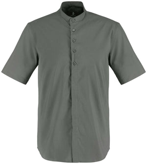 Hemd Kurzarm Lani Regular Fit; Kleidergröße 43/44; ciemny szary