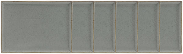 półmisek Sidina prostokątny; 27x21x2 cm (DxSxW); szary; prostokątny; 6 sztuka / opakowanie