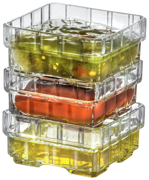 szklane misy Stack; 120ml, 3.6 cm (W); transparentny; 6 sztuka / opakowanie