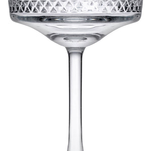 Champagner Coupeglas Elysia mit Rillen; 260 ml