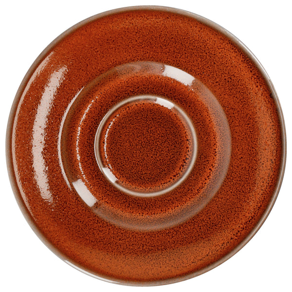 spodek do filiżanki do espresso Oriento; 12.4 cm (Ø); terakota; okrągły; 6 sztuka / opakowanie
