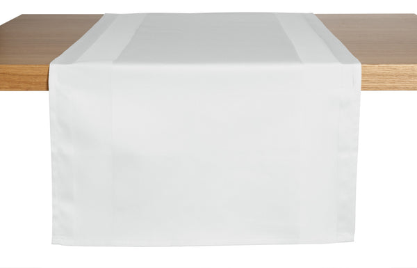 bieżnik Ambiente; 40x130 cm (SxD); biały; prostokątny; 2 sztuka / opakowanie