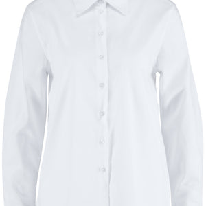 Bluse Langarm Olivia Comfort Fit; Kleidergröße 48; biały