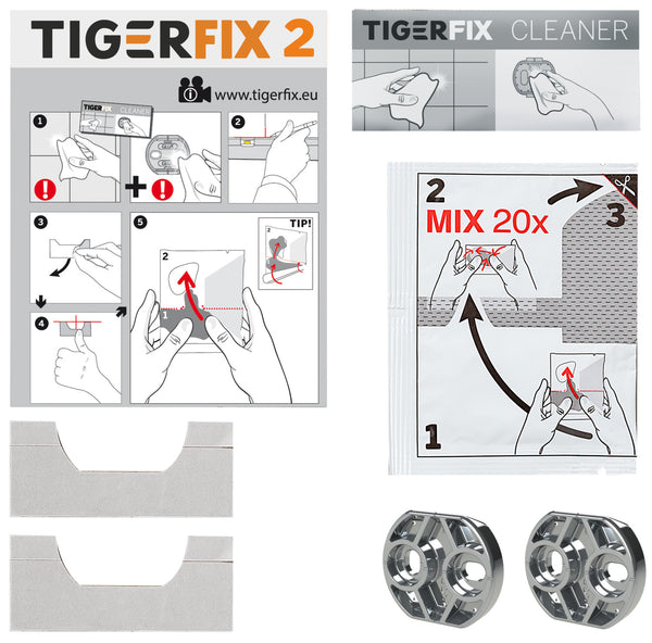 system klejący TigerFix Typ 2; transparentny