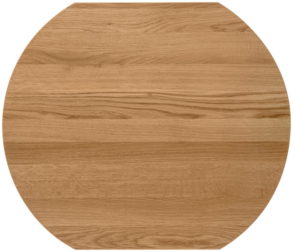 Massivholz-Tischplatte Danville lackiert; 60x70x3 cm (DxSxW); dąb/naturalny; prostokątny