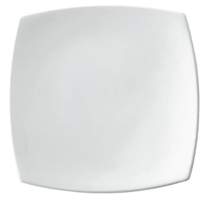 talerz płaski Bali; 19x19x0.9 cm (DxSxW); biały; kwadrat; 6 sztuka / opakowanie