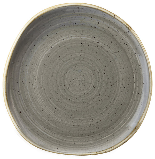 talerz płaski Stonecast Peppercorn organiczny; 18.6 cm (S); szary/brązowy; organiczny; 12 sztuka / opakowanie