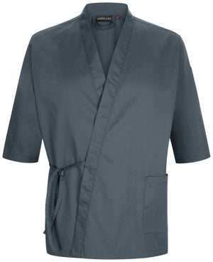 bluza kucharska męska Yuki; Kleidergröße 60; szaro-błękitny