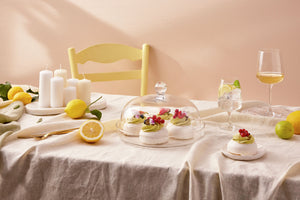 Cloche Elite mit Kuchenplatte; 26x16.5 cm (ØxW); transparentny