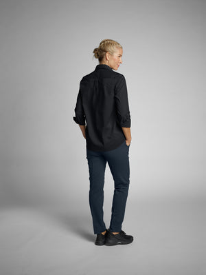 Bluse Langarm Olivia Comfort Fit; Kleidergröße 34; czarny
