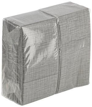 torebka na sztućce Cotto; 10x20 cm (SxD); antracyt; 50 sztuka / opakowanie