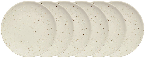 talerz płaski Alessia; 16 cm (Ø); beżowy; okrągły; 6 sztuka / opakowanie