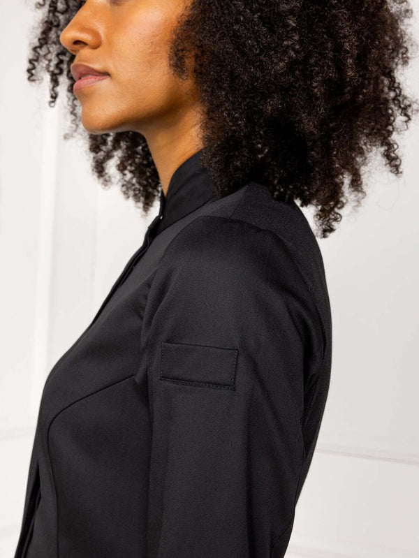 Kochjacke Esmee; Kleidergröße 3XS; czarny