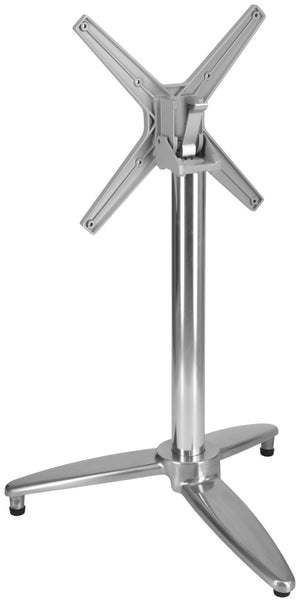 Tischgestell Foldex; 58x58x72 cm (SxDxW); srebro