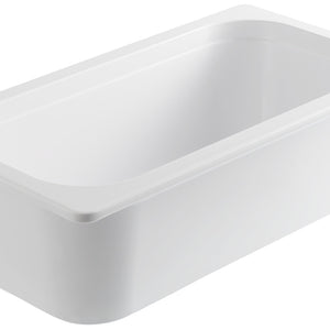 pojemnik GN melamina 1/3; Größe GN 1/3, 2700ml, 32.5x17.6x10 cm (DxSxG); biały