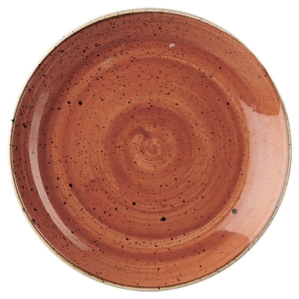 talerz płaski Stonecast Orange okrągły; 16.5 cm (Ø); pomarańczowy/brązowy; okrągły; 12 sztuka / opakowanie