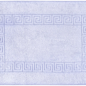 dywanik łazienkowy Athen z bordiurą; 50x70 cm (SxD); niebieski