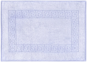 dywanik łazienkowy Athen z bordiurą; 50x70 cm (SxD); niebieski