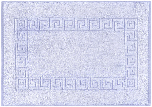 dywanik łazienkowy Athen z bordiurą; 50x70 cm (SxD); niebieski
