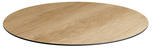 blat kompaktowy Lift okrągły; 80 cm (Ø); dąb/naturalny; okrągły