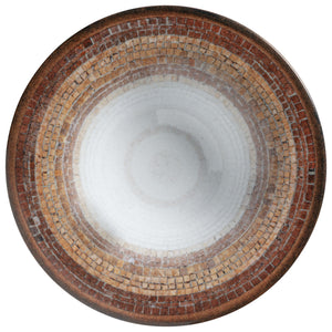  30 cm (Ø); terakota/beżowy/brązowy; okrągły; 4 sztuka / opakowanie