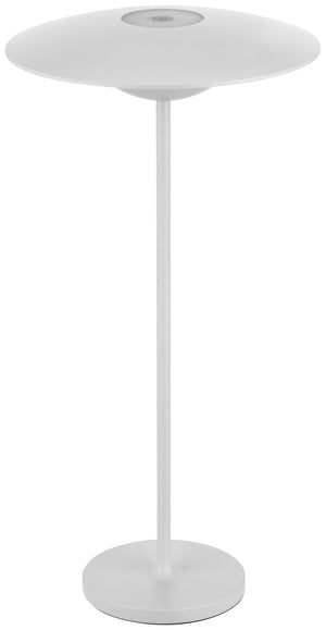 LED Tischleuchte Tower; 19x38 cm (ØxW); stelaż biały
