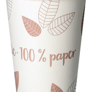 kubek jednorazowy Zero; 180ml, 7x9.2 cm (ØxW); biel kremowa; 80 sztuka / opakowanie