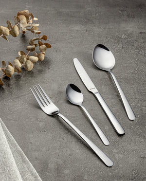 Menügabel Nizza; 20.5 cm (D); srebro; 12 sztuka / opakowanie