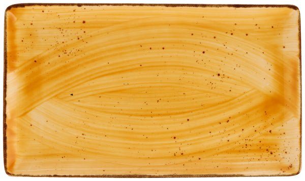 półmisek Nebro; 33.5x19x2.1 cm (DxSxW); żółty; 3 sztuka / opakowanie