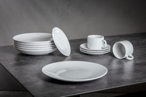 spodek do filiżanki do kawy Coupe; 15.5 cm (Ø); biały; okrągły; 6 sztuka / opakowanie