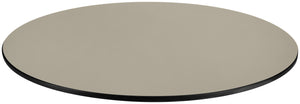 blat HPL do zastosowań zewnętrznych Compa okrągły; 60 cm (Ø); taupe; okrągły